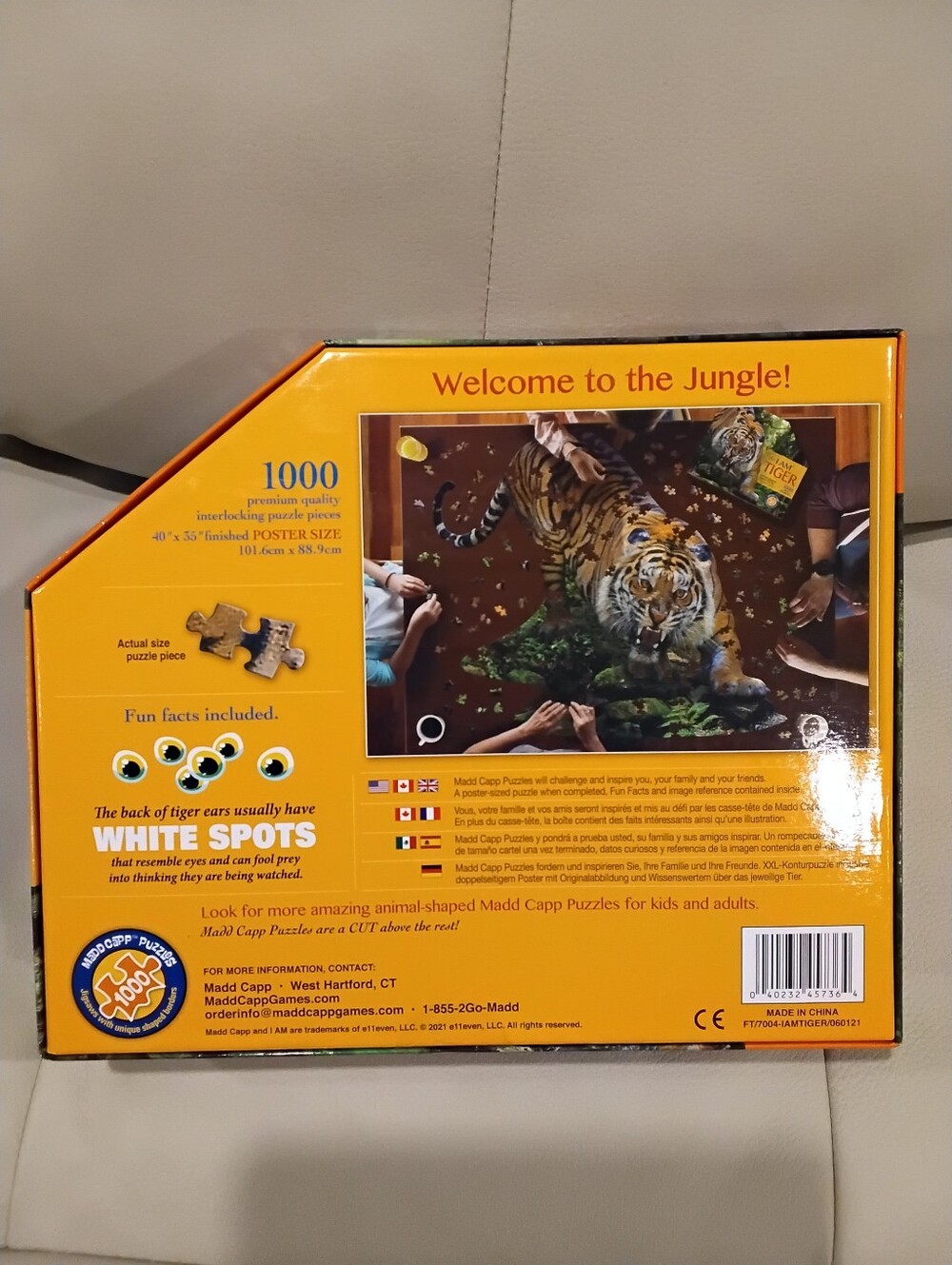 New I Am A Tiger Poster Size Puzzle Firm Price - Picture 3 of 6